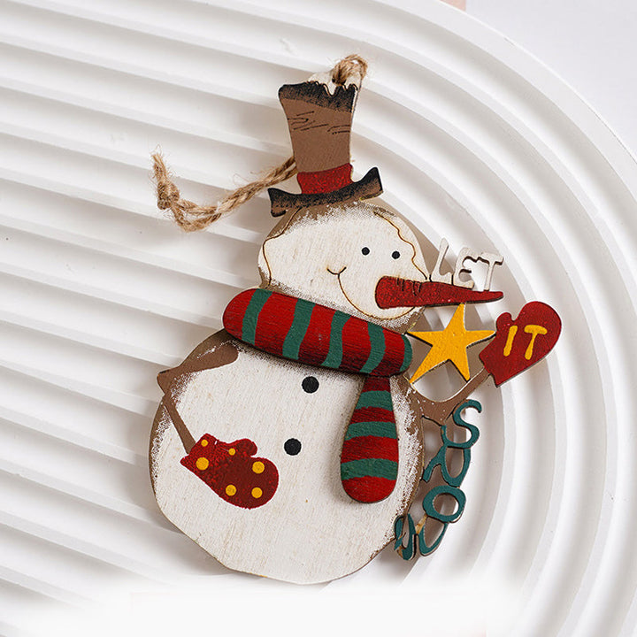 Lisslune | Christmas decoration wooden pendant