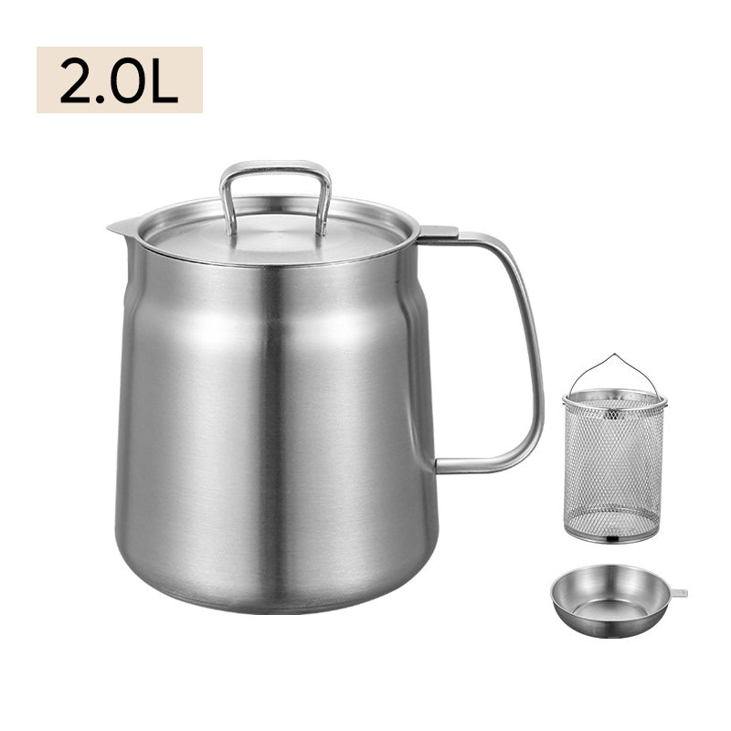 Lisslune | 2-in-1 304 Stainless Steel Multifunctional Oil Separator Pot