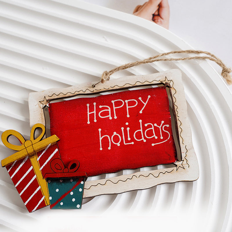 Lisslune | Christmas decoration wooden pendant