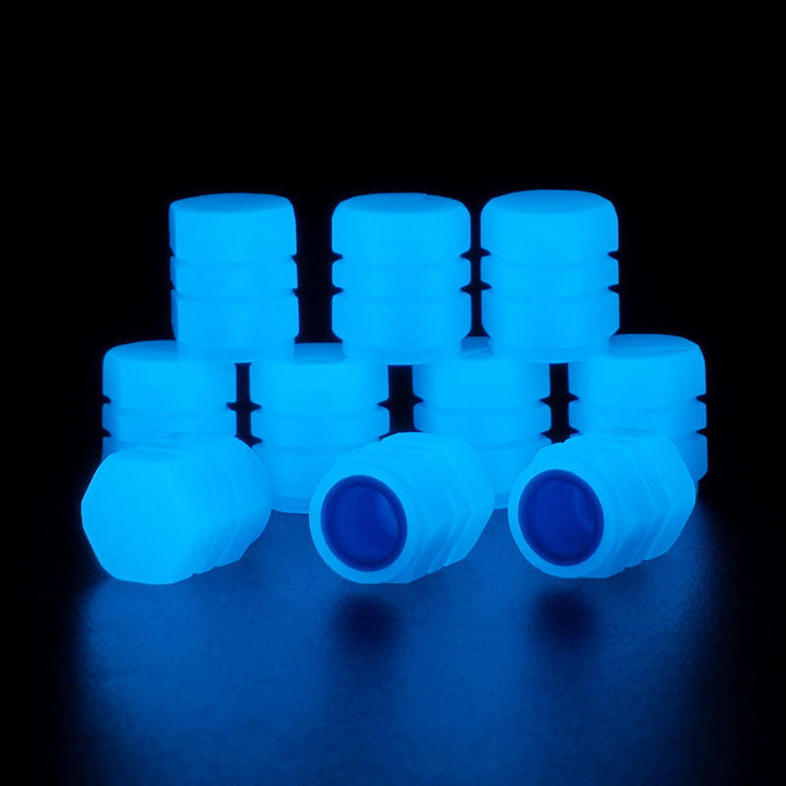 Lisslune | Universal fluorescent tire valve caps (4 PCS/Set)