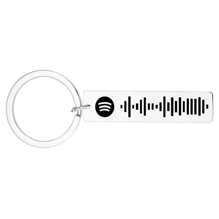 Lisslune | Music Code Plaque Keychain