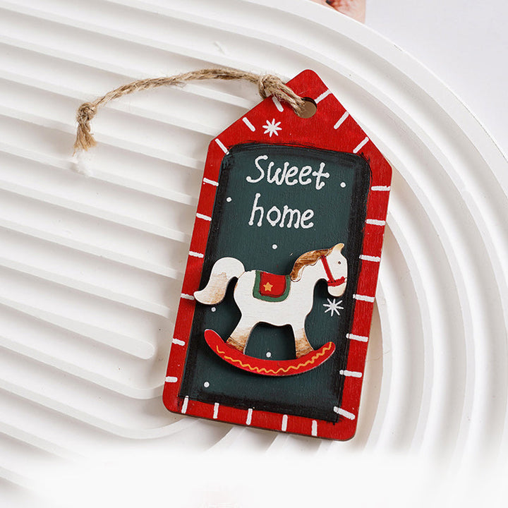 Lisslune | Christmas decoration wooden pendant