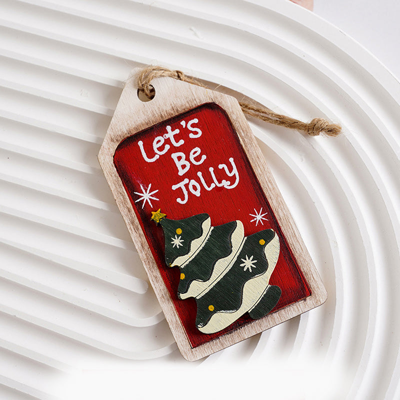 Lisslune | Christmas decoration wooden pendant