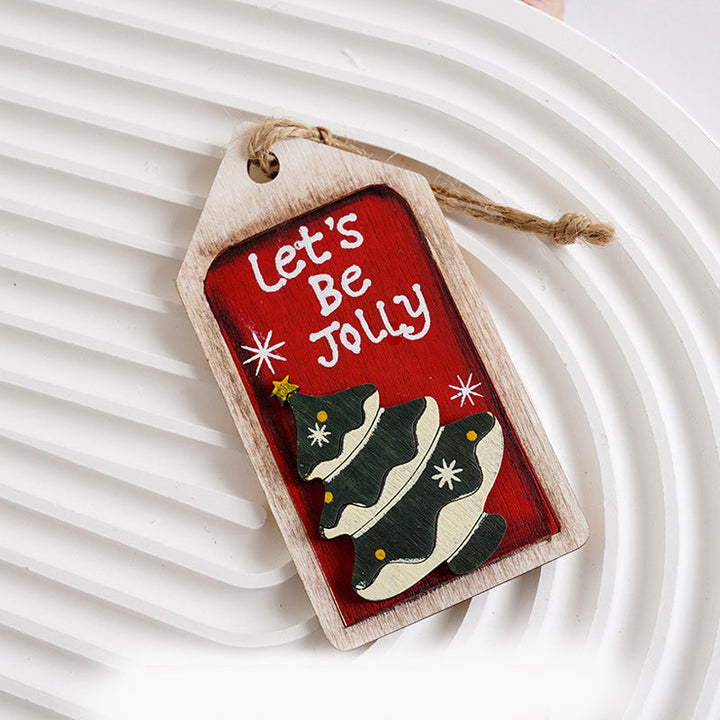 Lisslune | Christmas decoration wooden pendant