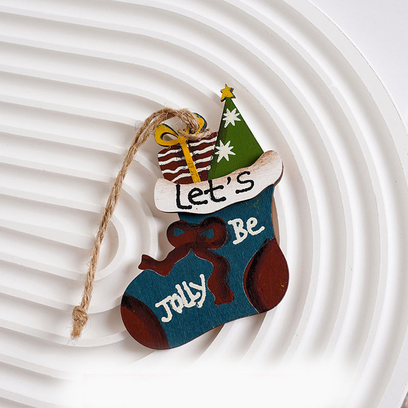 Lisslune | Christmas decoration wooden pendant