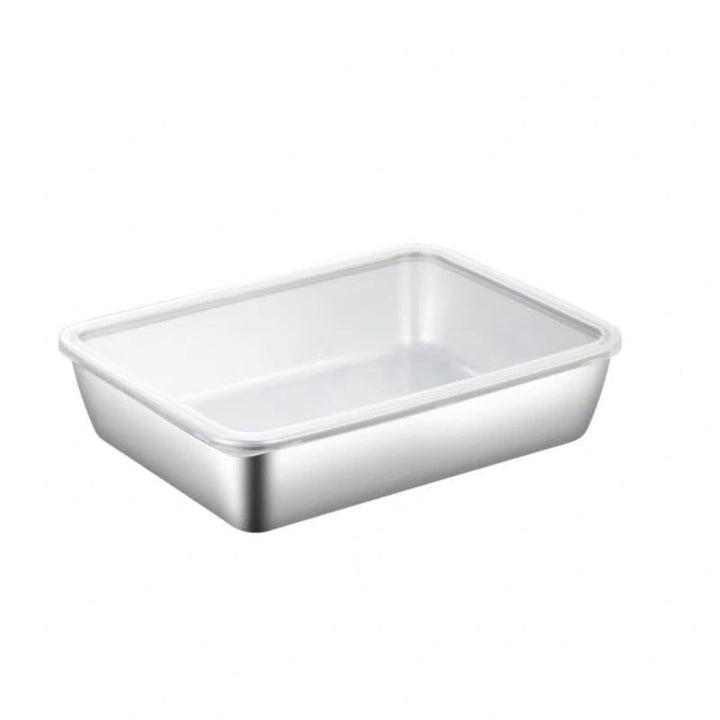 Lisslune | Stainless steel square plate (with lid)
