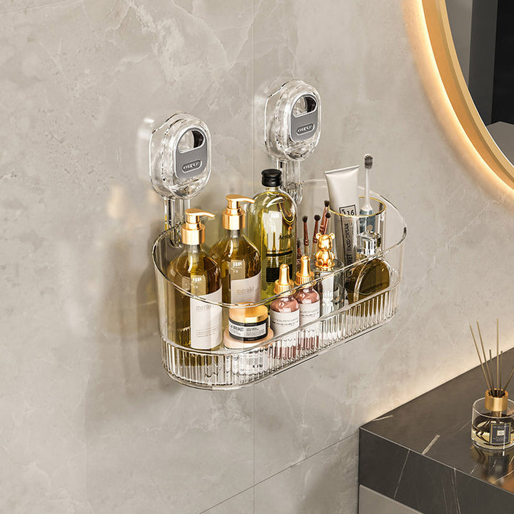 Lisslune | No-Drill Bathroom Suction Cup Storage Box