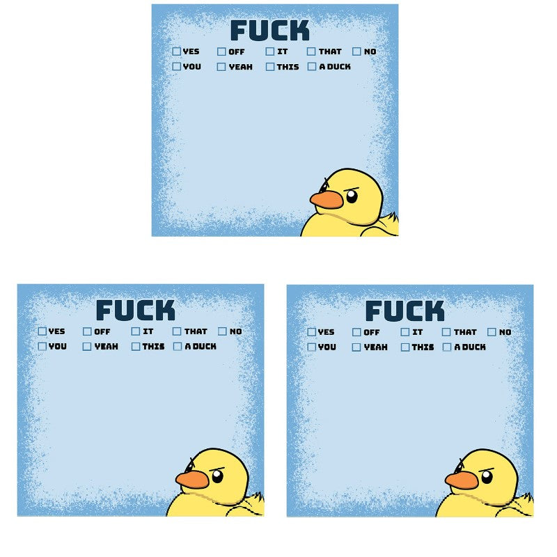 Lisslune | Funny, cheeky sticky notes with duck