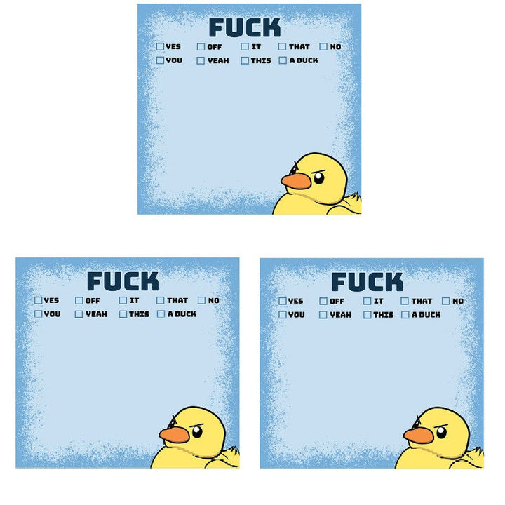 Lisslune | Funny, cheeky sticky notes with duck