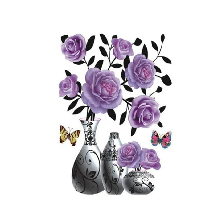 Lisslune | DIY Plant Vase Three-Dimensional Wall Stickers