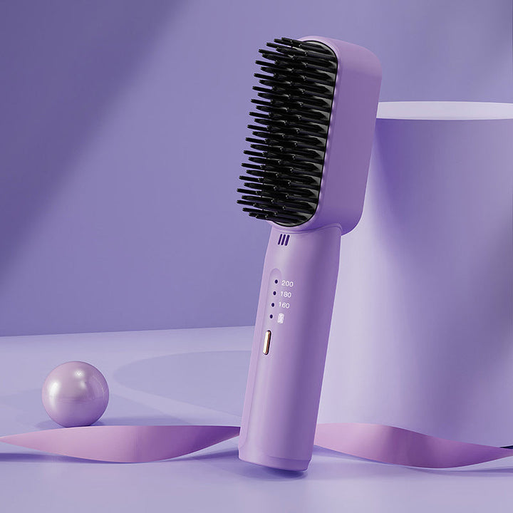 Lisslune | Portable negative ion hair straightener comb