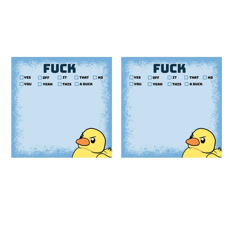 Lisslune | Funny, cheeky sticky notes with duck