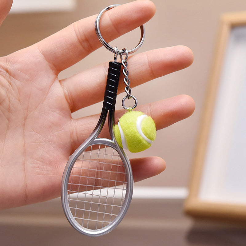 Lisslune | Mini tennis racket keychain