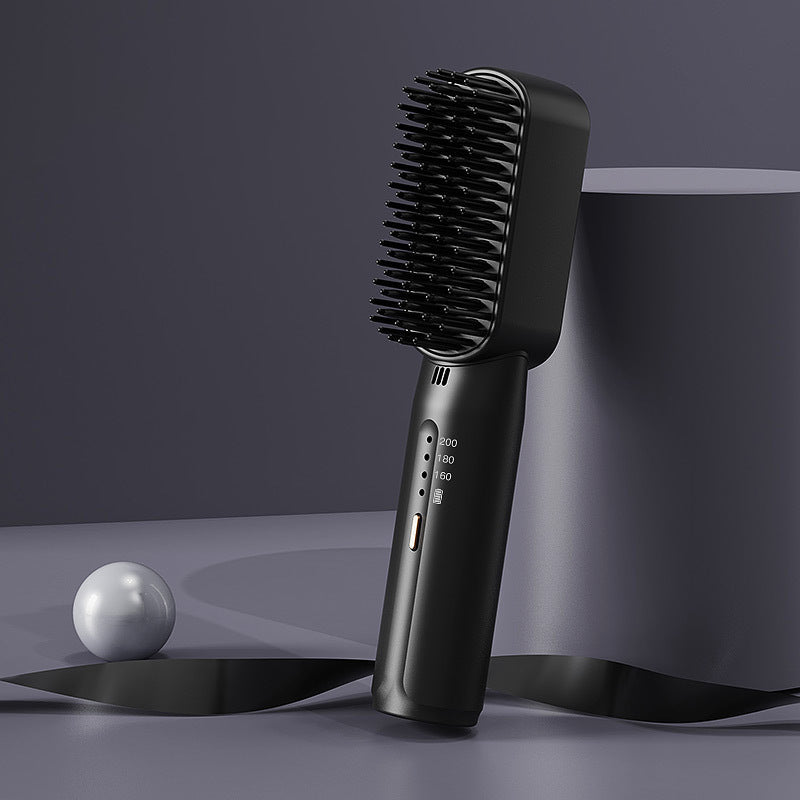 Lisslune | Portable negative ion hair straightener comb