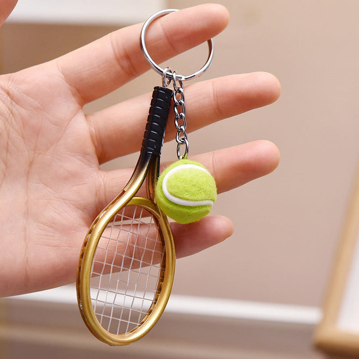 Lisslune | Mini tennis racket keychain