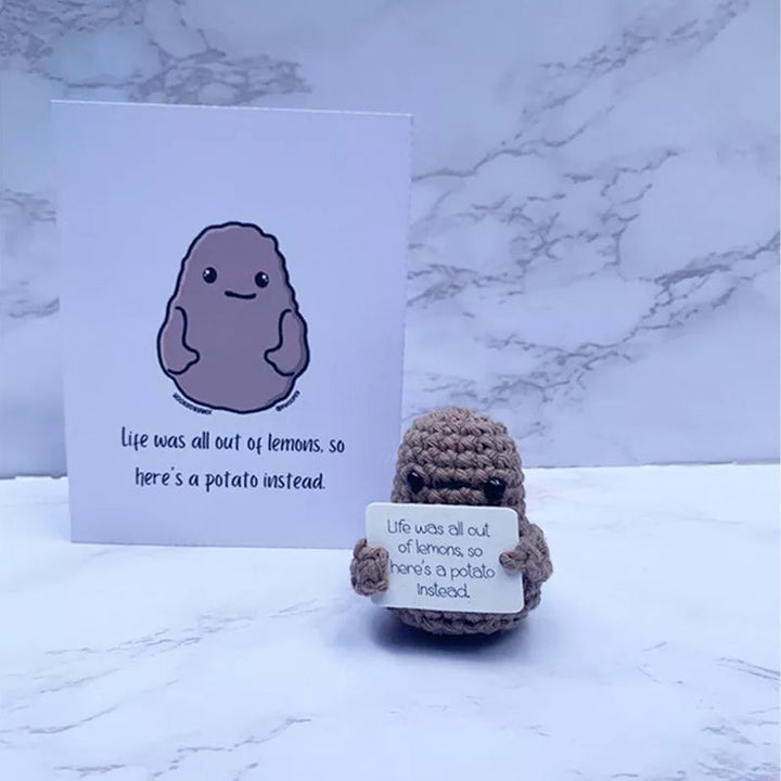Lisslune | Funny Gift - Knitted Positive Potato