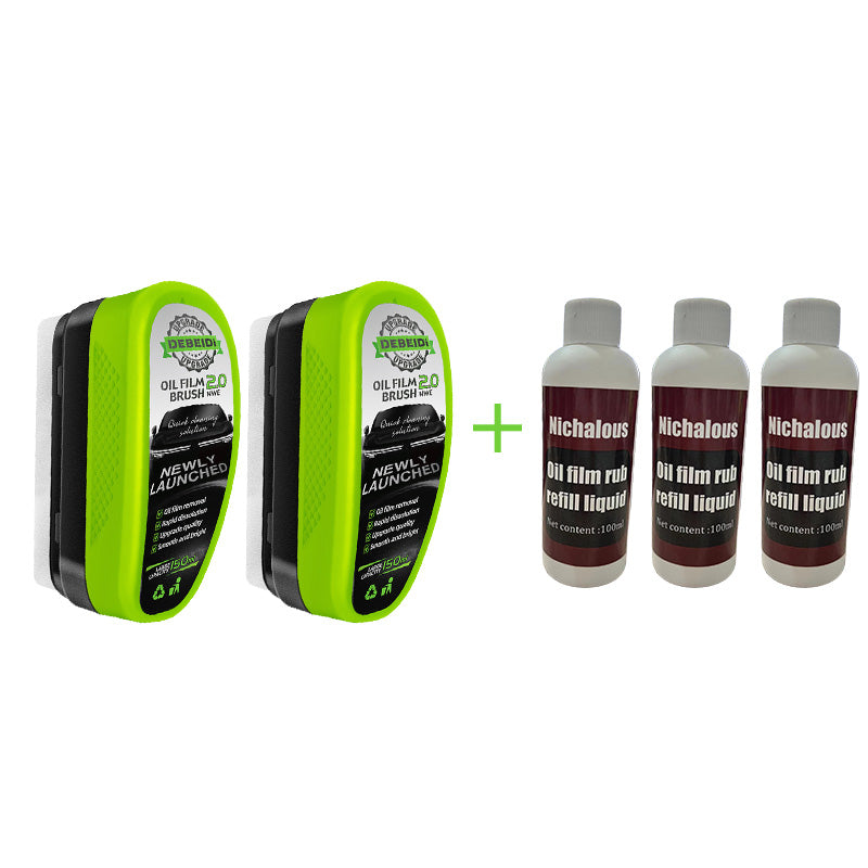 Lisslune | Oil film remover brush for car