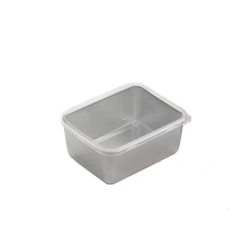 Lisslune | Stainless steel square plate (with lid)