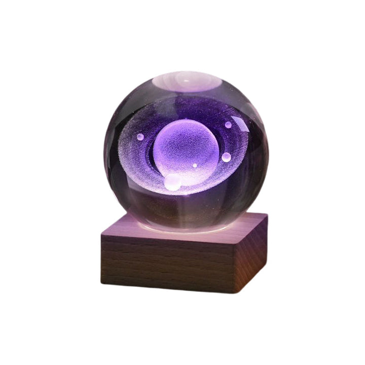 Lisslune | 3D Galaxy Crystal Ball Night Light Decorative Lamp