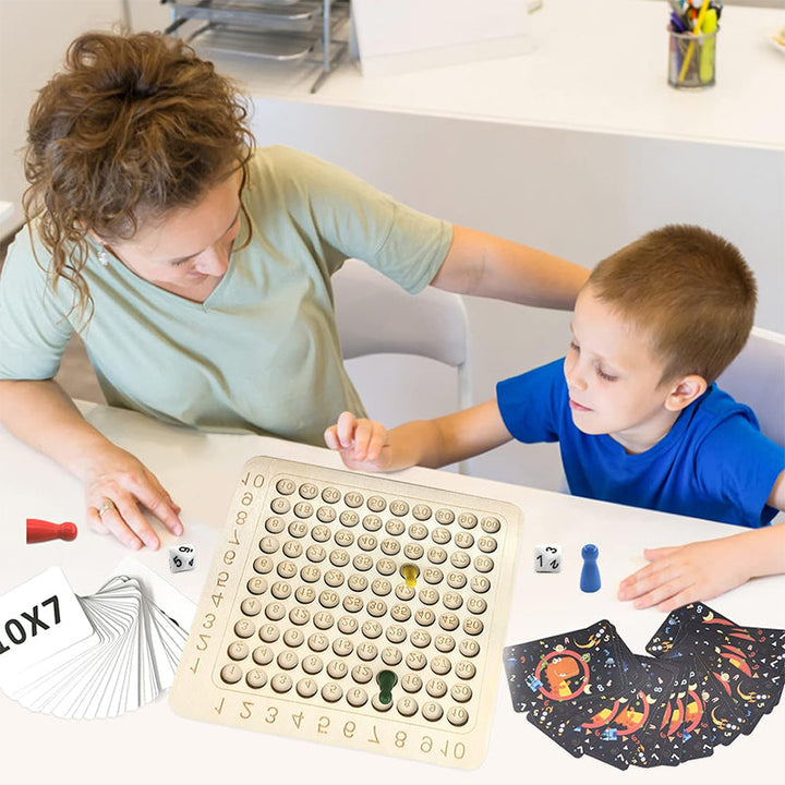 Lisslune | Multiplication and Addition Board Game