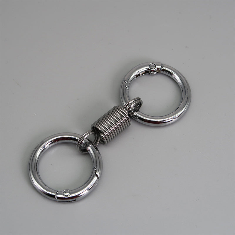 Lisslune | Nordic Retro Spring Double Ring Keychain
