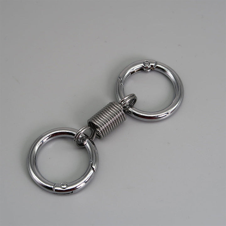 Lisslune | Nordic Retro Spring Double Ring Keychain