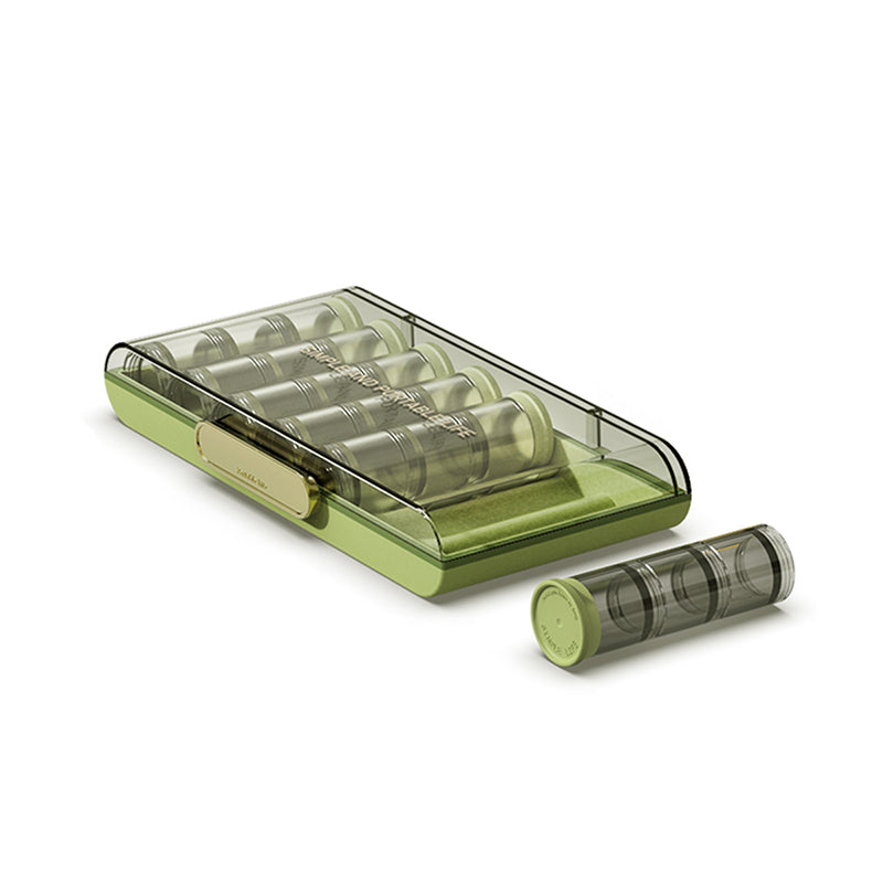 Lisslune | Portable weekly pillbox with large capacity