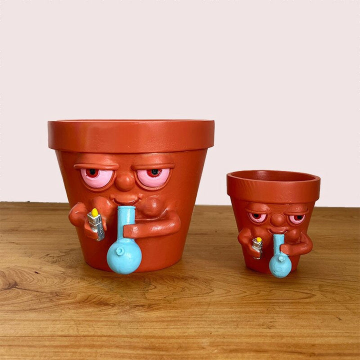 Lisslune | Creative smoking flower pot