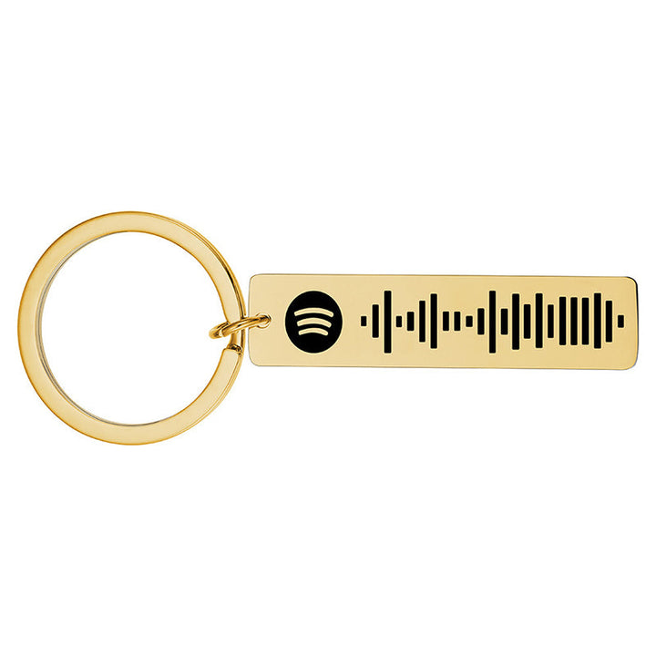 Lisslune | Music Code Plaque Keychain