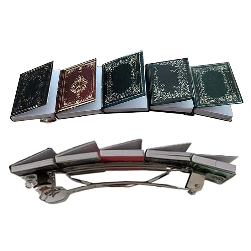 Lisslune | Miniature Book Hairpin Barrette