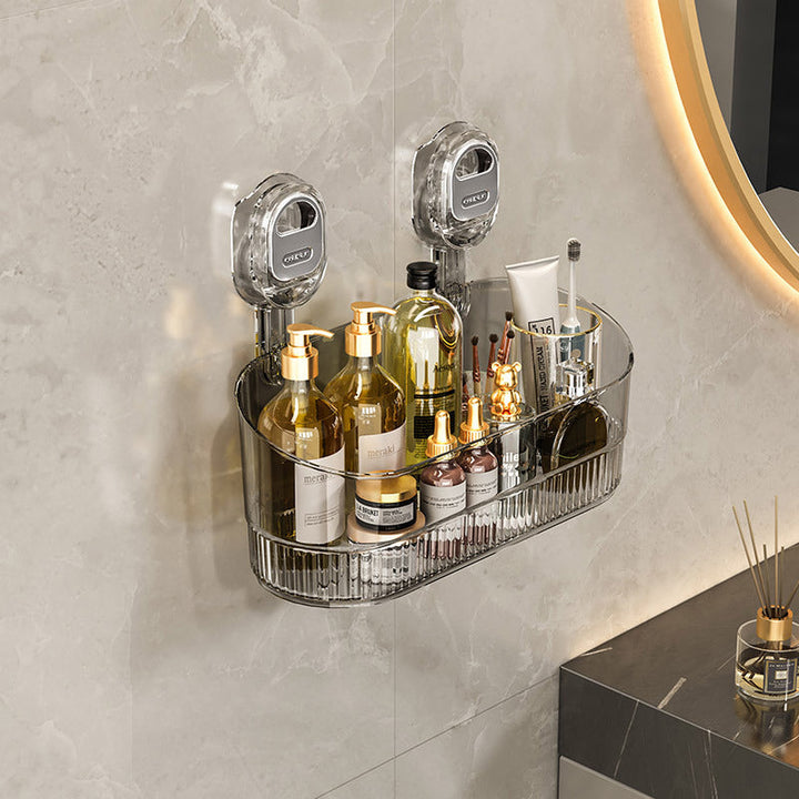 Lisslune | No-Drill Bathroom Suction Cup Storage Box