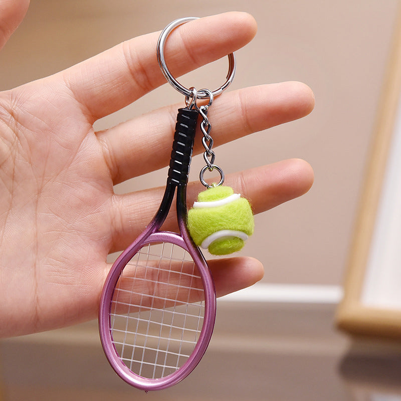 Lisslune | Mini tennis racket keychain