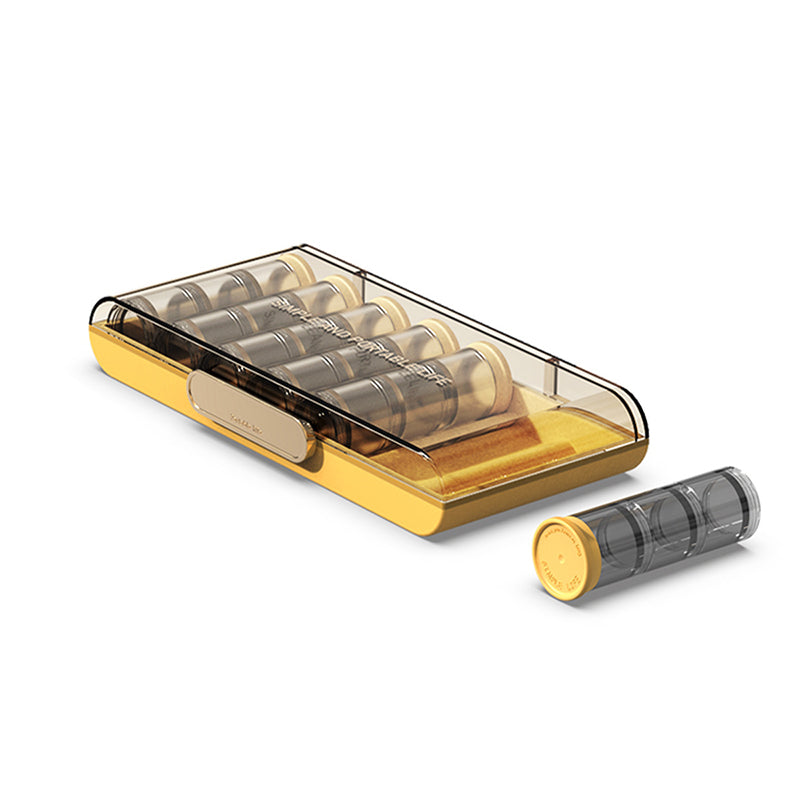 Lisslune | Portable weekly pillbox with large capacity