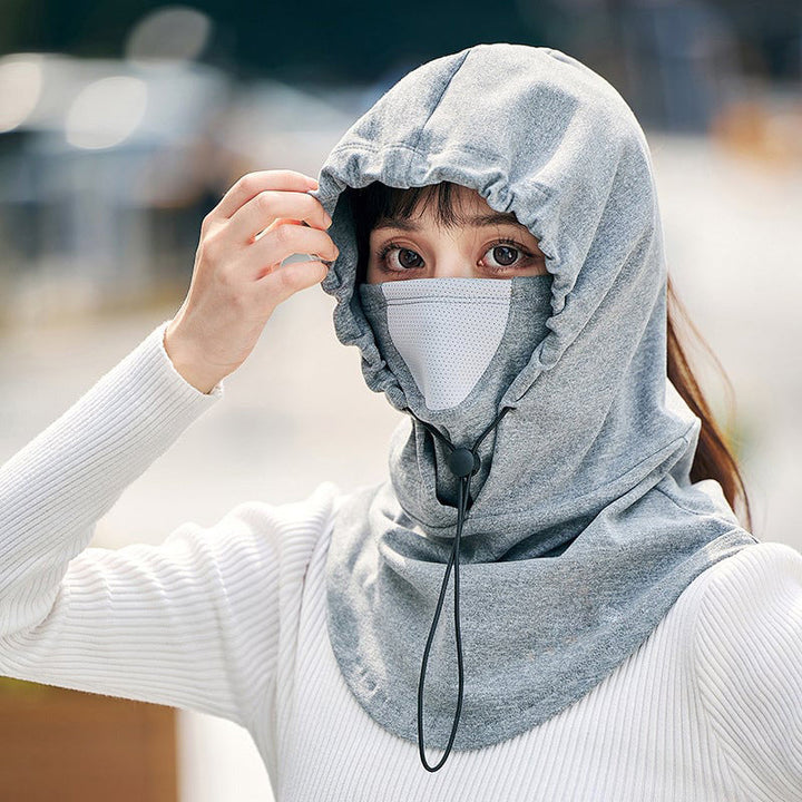 Lisslune | Hooded Face Mask with Neck Warmer for Cycling