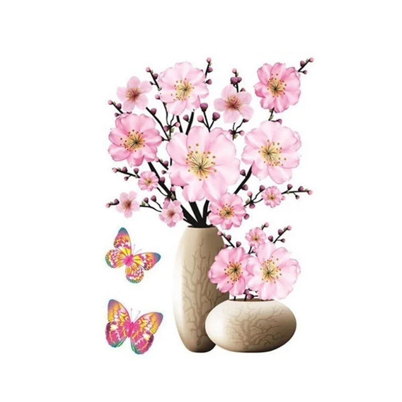 Lisslune | DIY Plant Vase Three-Dimensional Wall Stickers