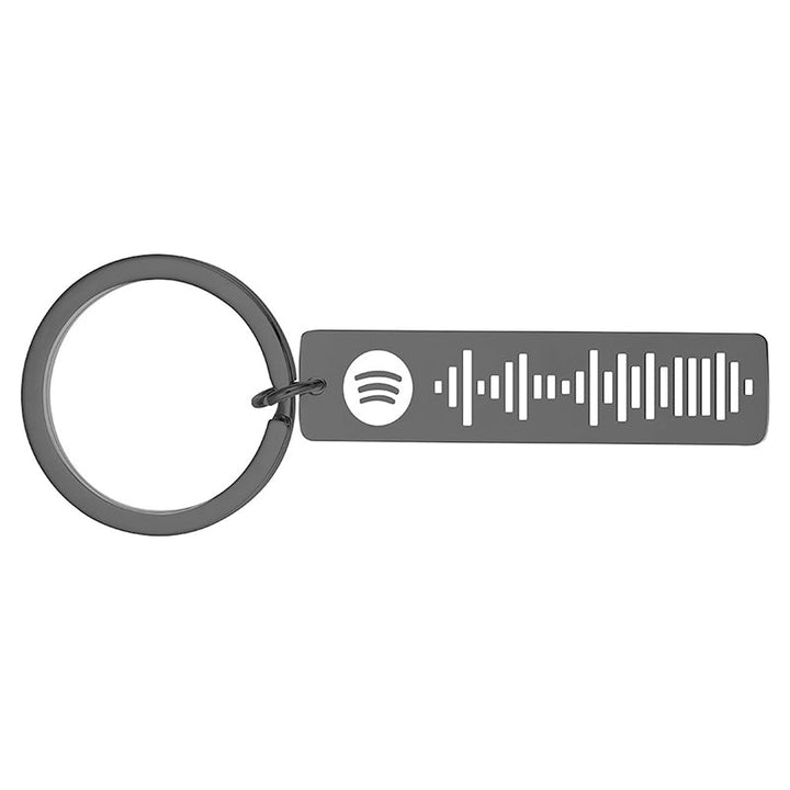 Lisslune | Music Code Plaque Keychain
