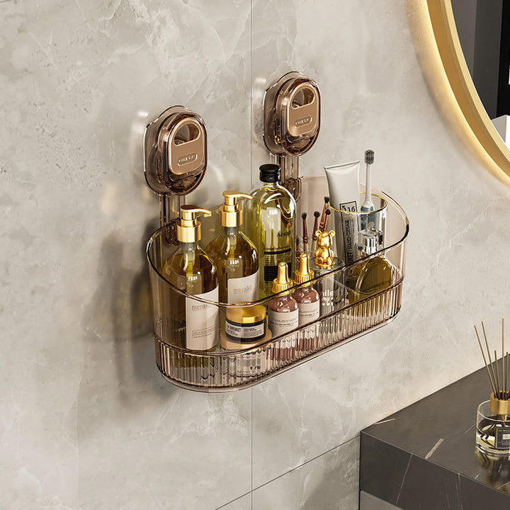 Lisslune | No-Drill Bathroom Suction Cup Storage Box