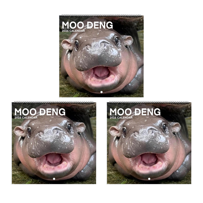 Lisslune | Moo Deng Calendar | Calendar 2025
