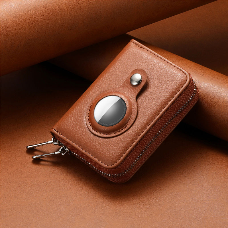 Lisslune | Intelligent AirTag-Zip RFID Leather Wallet