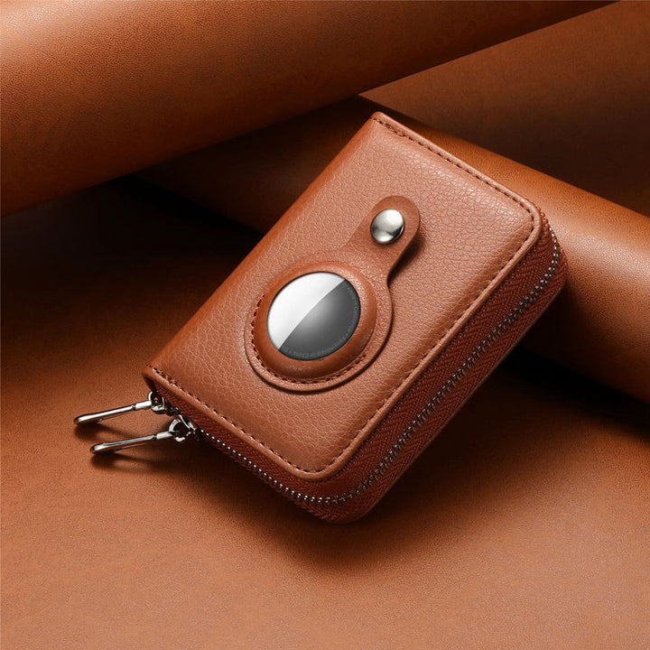 Lisslune | Intelligent AirTag-Zip RFID Leather Wallet
