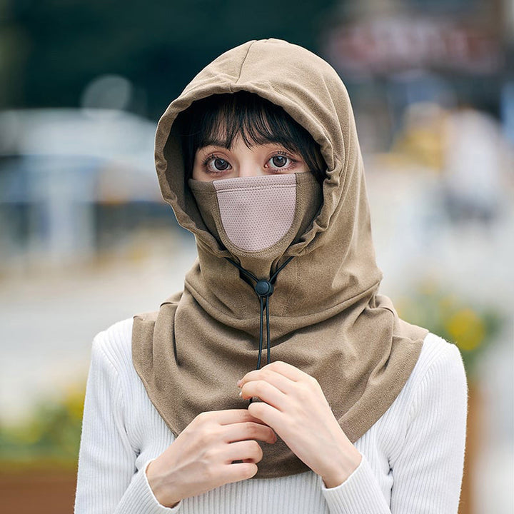 Lisslune | Hooded Face Mask with Neck Warmer for Cycling