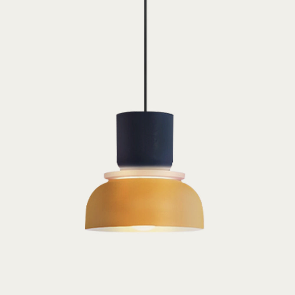 Lisslune | Nordic Color Block Pendant Light Fixture - Modern Hanging Lamp for Kitchen & Dining Room