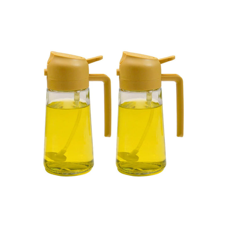 Lisslune | 2-in-1 Glass Oil Sprayer and Dispenser