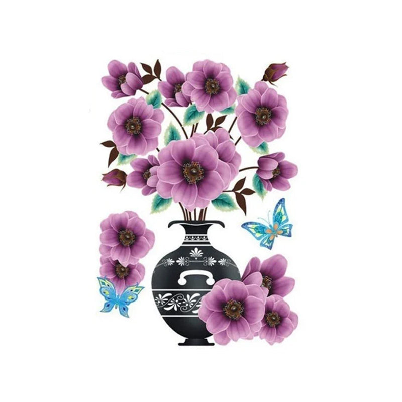 Lisslune | DIY Plant Vase Three-Dimensional Wall Stickers