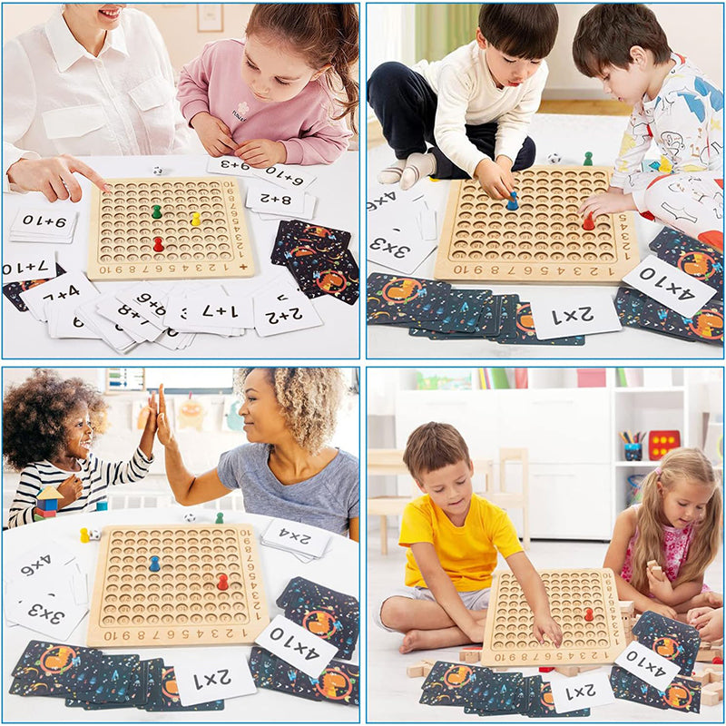 Lisslune | Multiplication and Addition Board Game