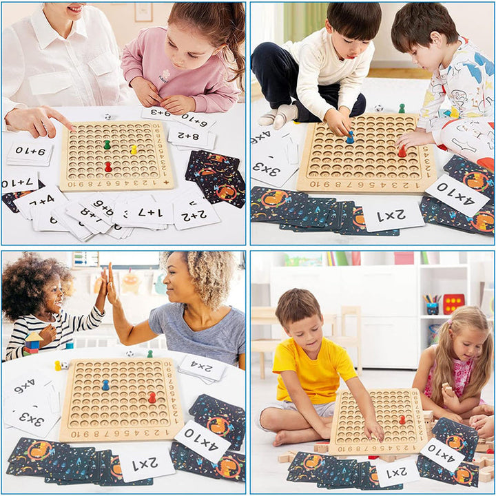 Lisslune | Multiplication and Addition Board Game