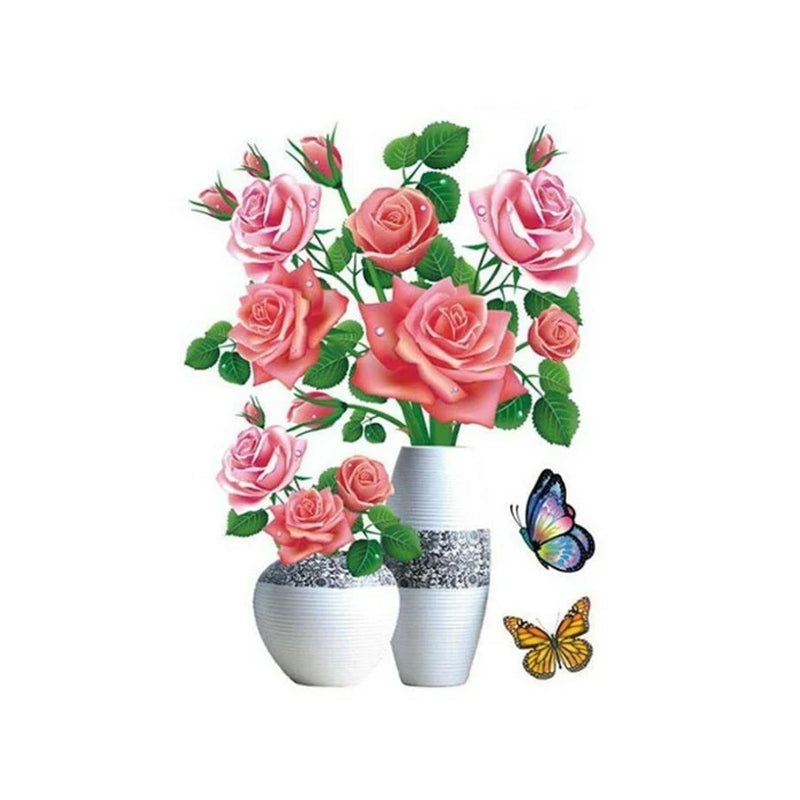 Lisslune | DIY Plant Vase Three-Dimensional Wall Stickers