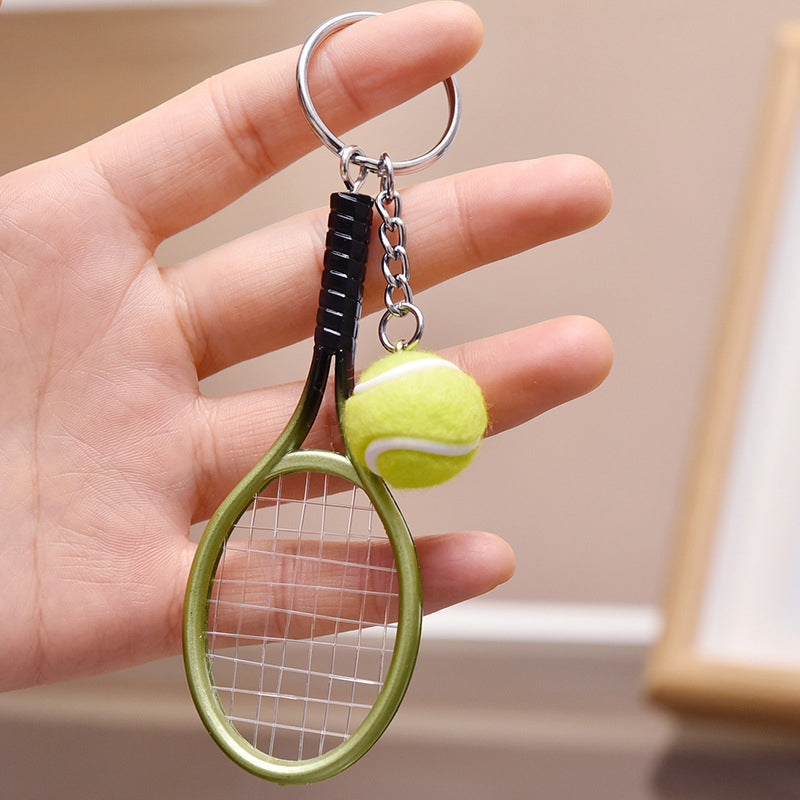 Lisslune | Mini tennis racket keychain
