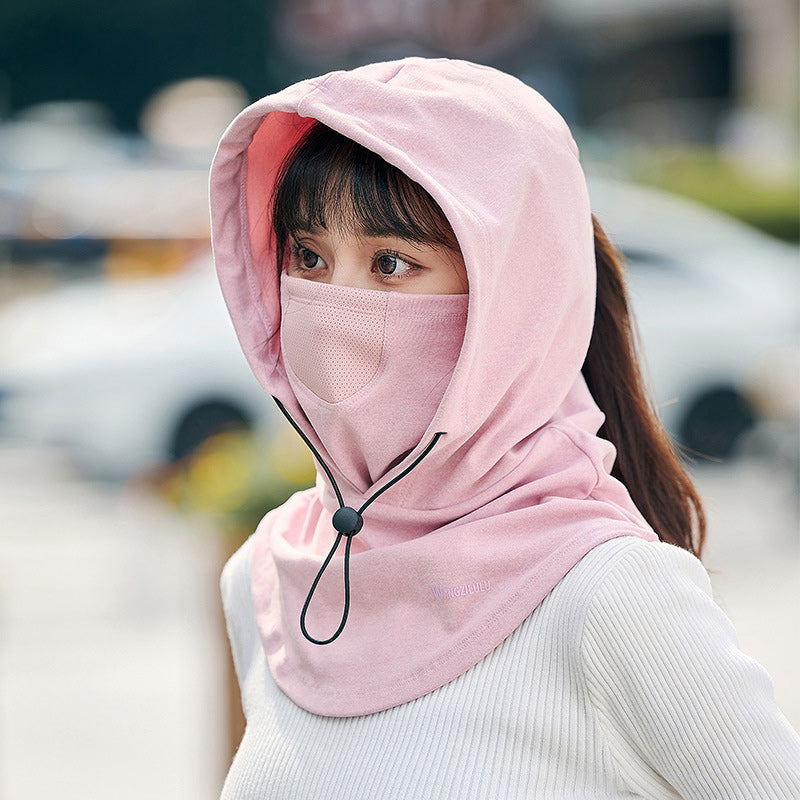 Lisslune | Hooded Face Mask with Neck Warmer for Cycling