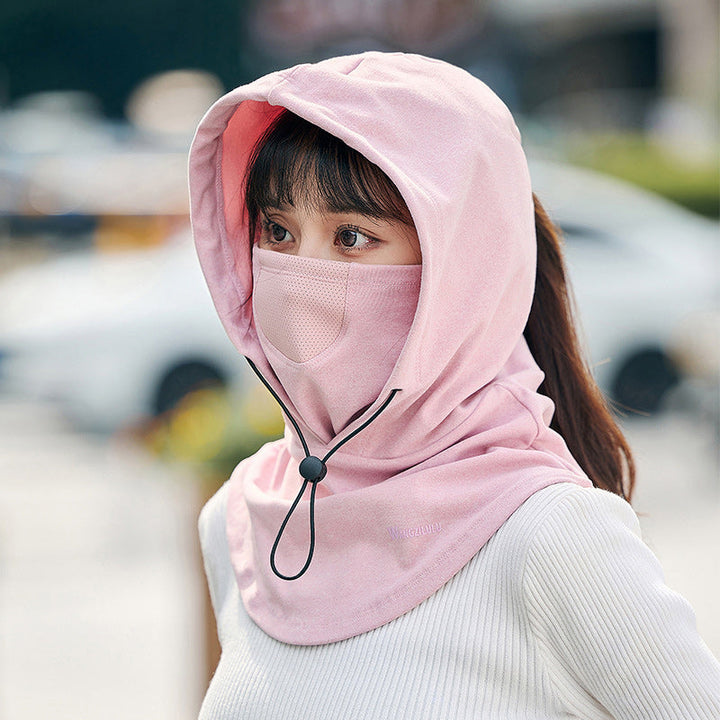 Lisslune | Hooded Face Mask with Neck Warmer for Cycling